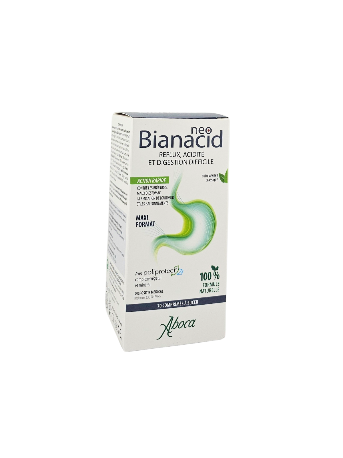 ABOCA NeoBianacid Reflux, Acidité Et Digestion Difficile Boite de 70 Comprimés