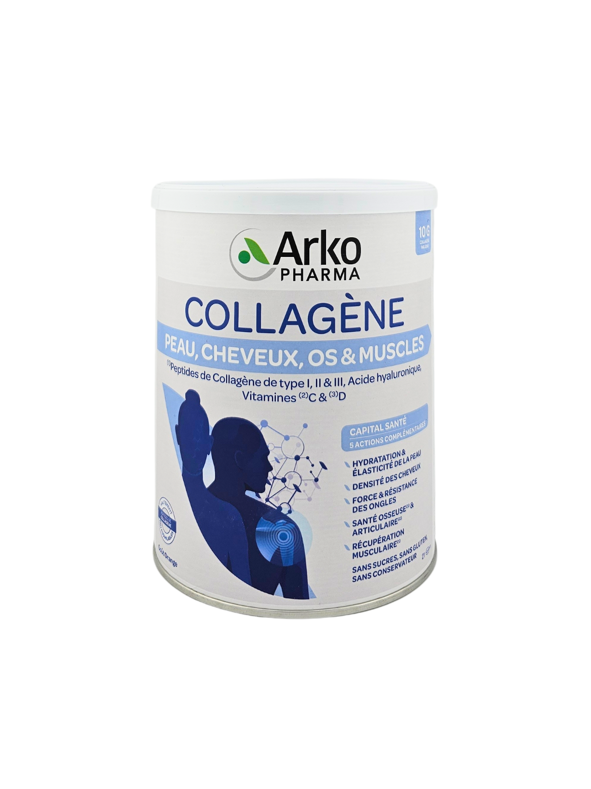 ARKOPHARMA Collagène Peau, Cheveux, Os et Muscles 260g