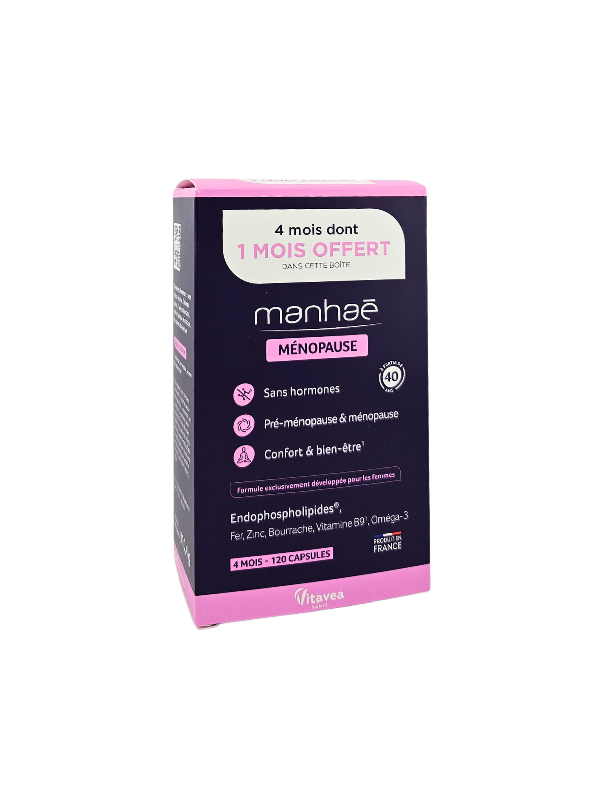 MANHAE Ménopause Boite de 120 Capsules
