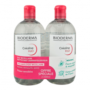 BIODERMA Créaline H2O 2x500ml