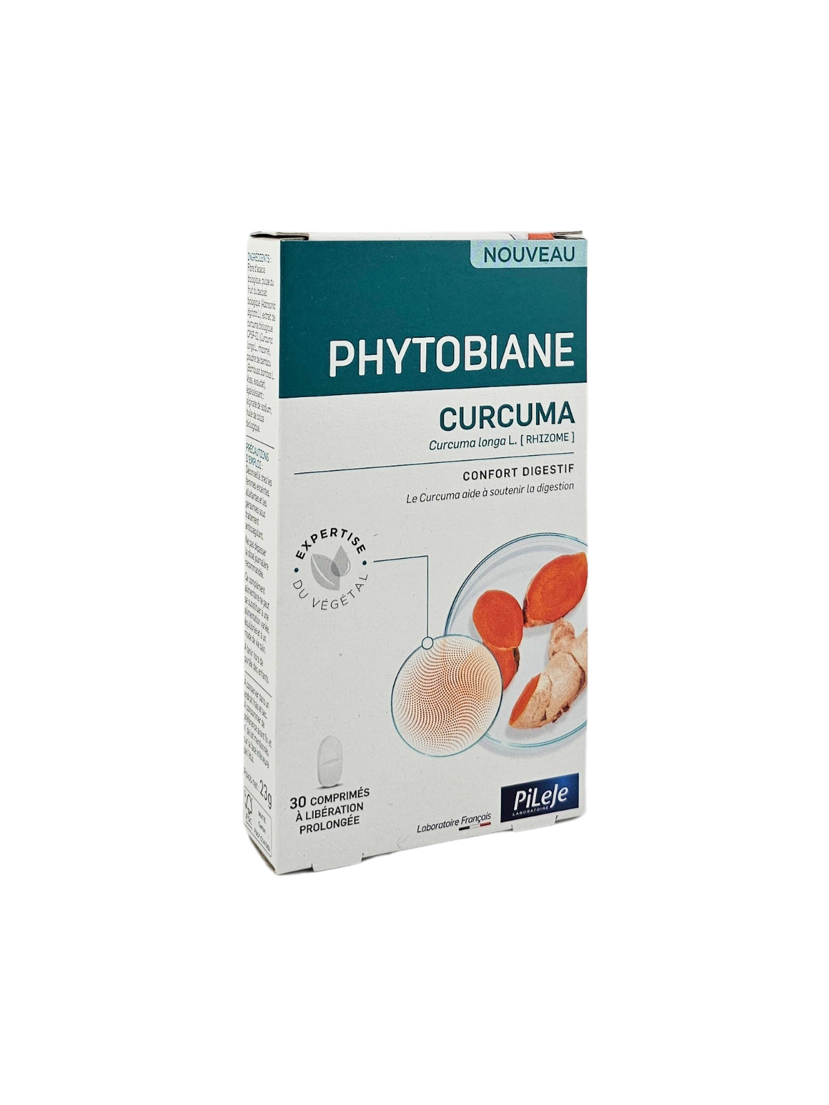 PILEJE Phytobiane Curcuma Soutien digestif Boite de 30 Comprimés