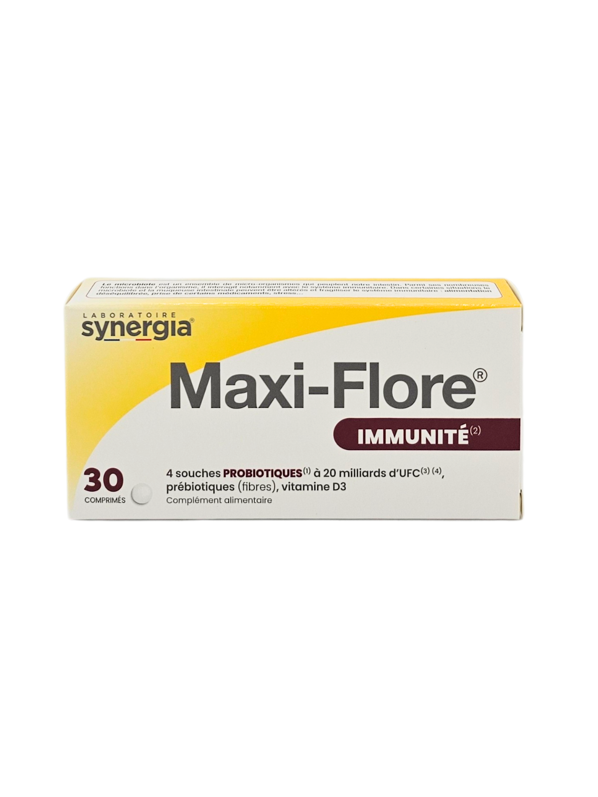 SYNERGIA MAXI-FLORE Immunité Boite de 30 Comprimés