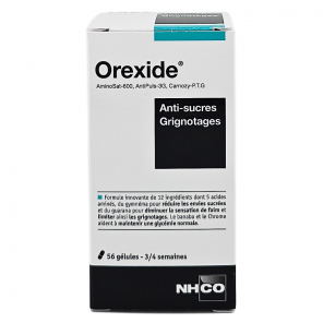 NHCO Orexide Anti-Sucres Grignotages Boite de 56 gélules