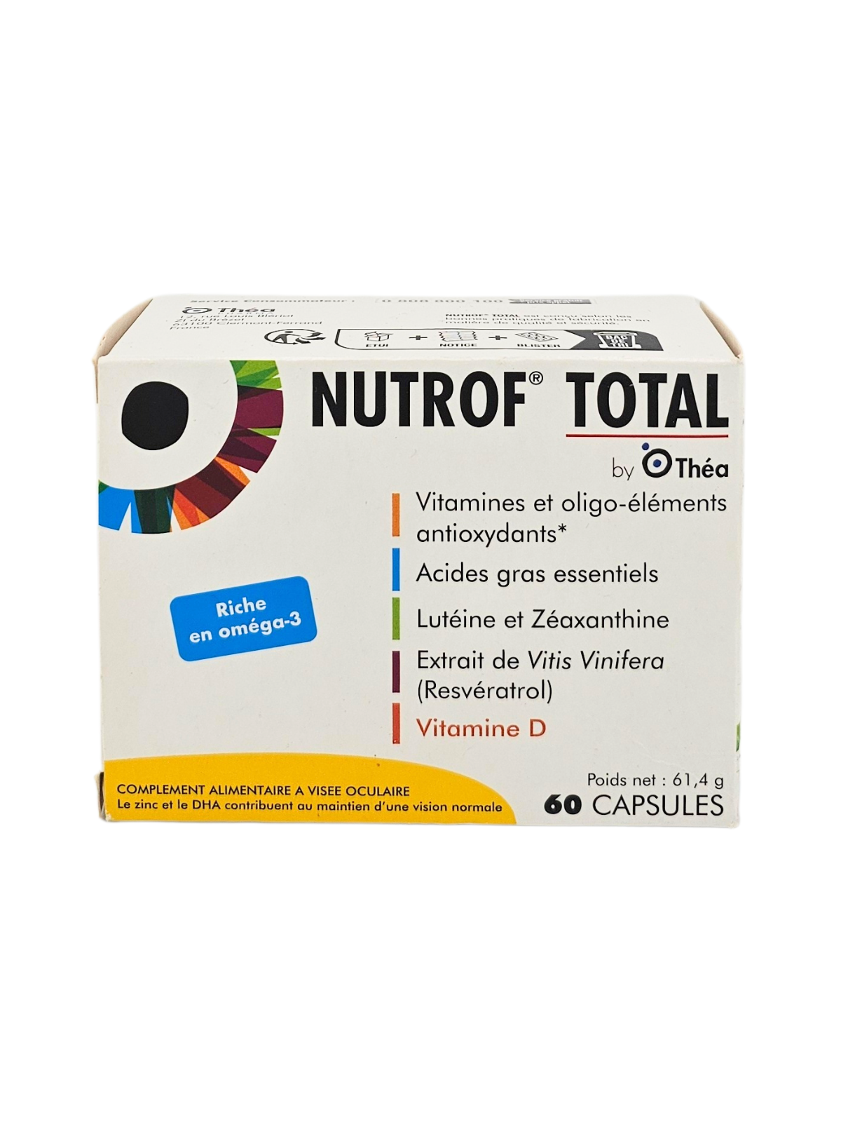 NUTROF TOTAL Boite de 60 Capsules