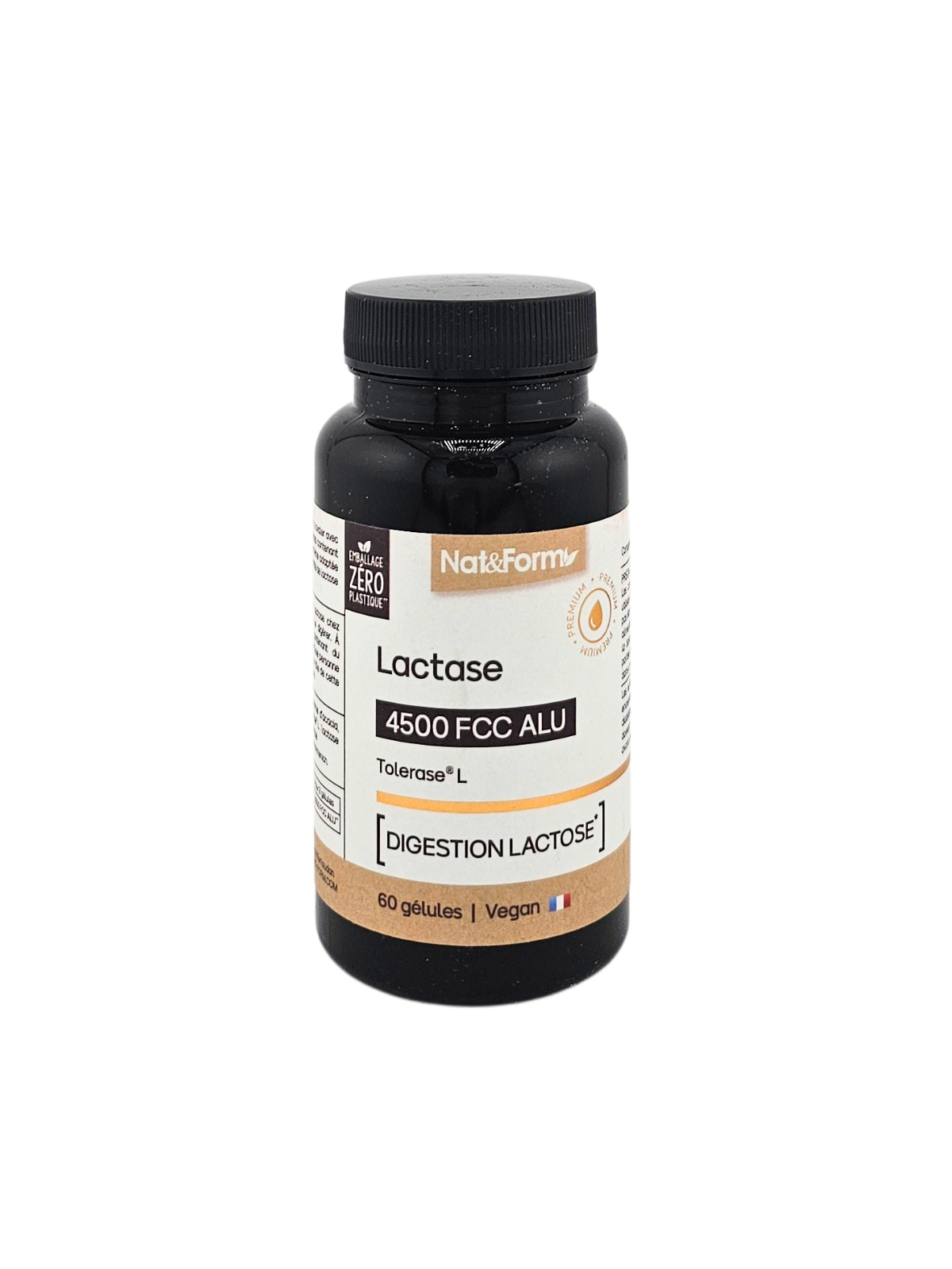 NAT&FORM Lactase Tolerase L Boite de 60 Gélules
