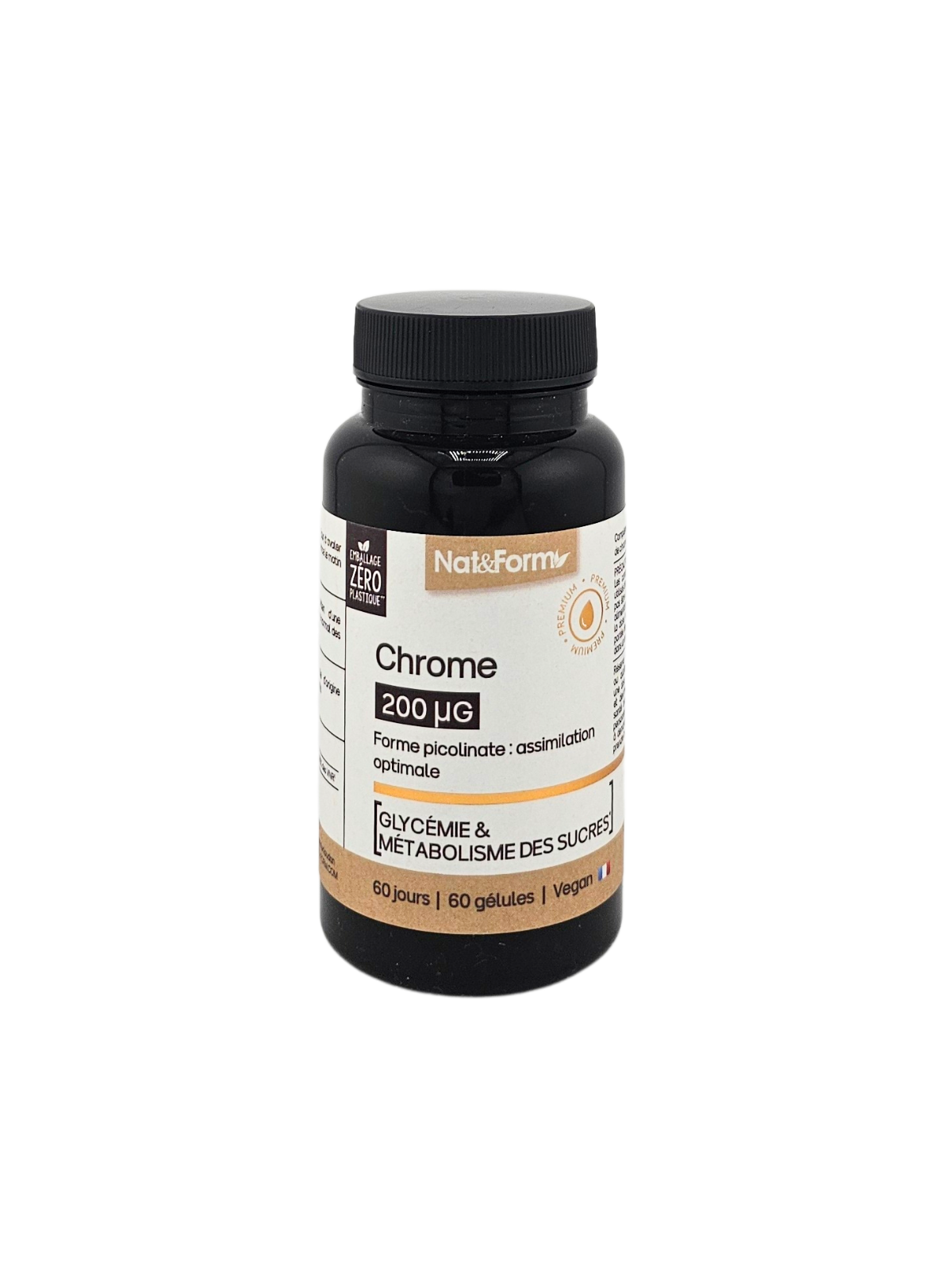 NAT&FORM Chrome 200 µg Boite de 60 gélules