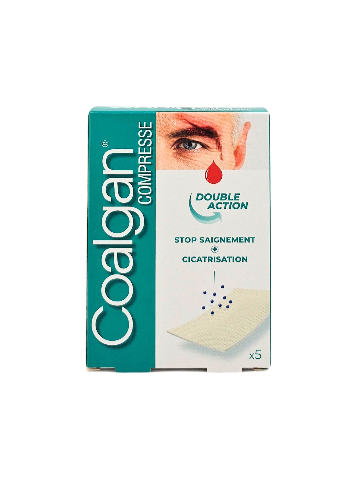 COALGAN Compresse Stop Saignement boite de 5