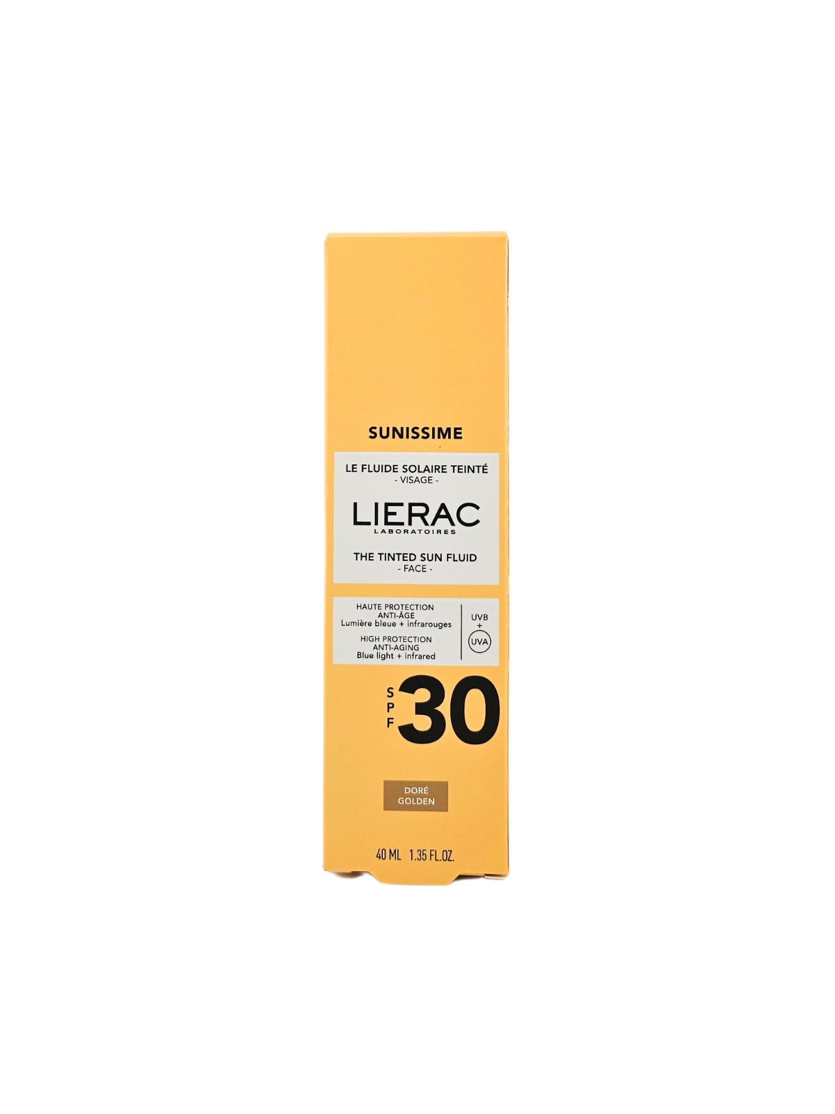 LIERAC Sunissime Fluide Solaire Teinté Doré SPF 30 40ml