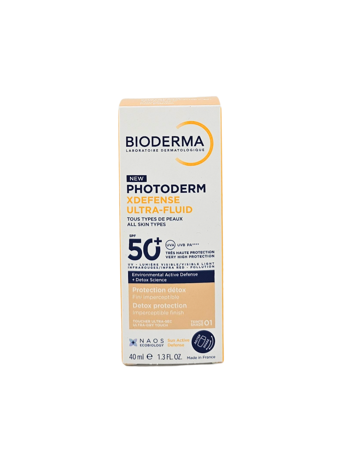 BIODERMA Photoderm Xdefence Ultra-Fluid SPF 50+ 40ml Teinte : 01