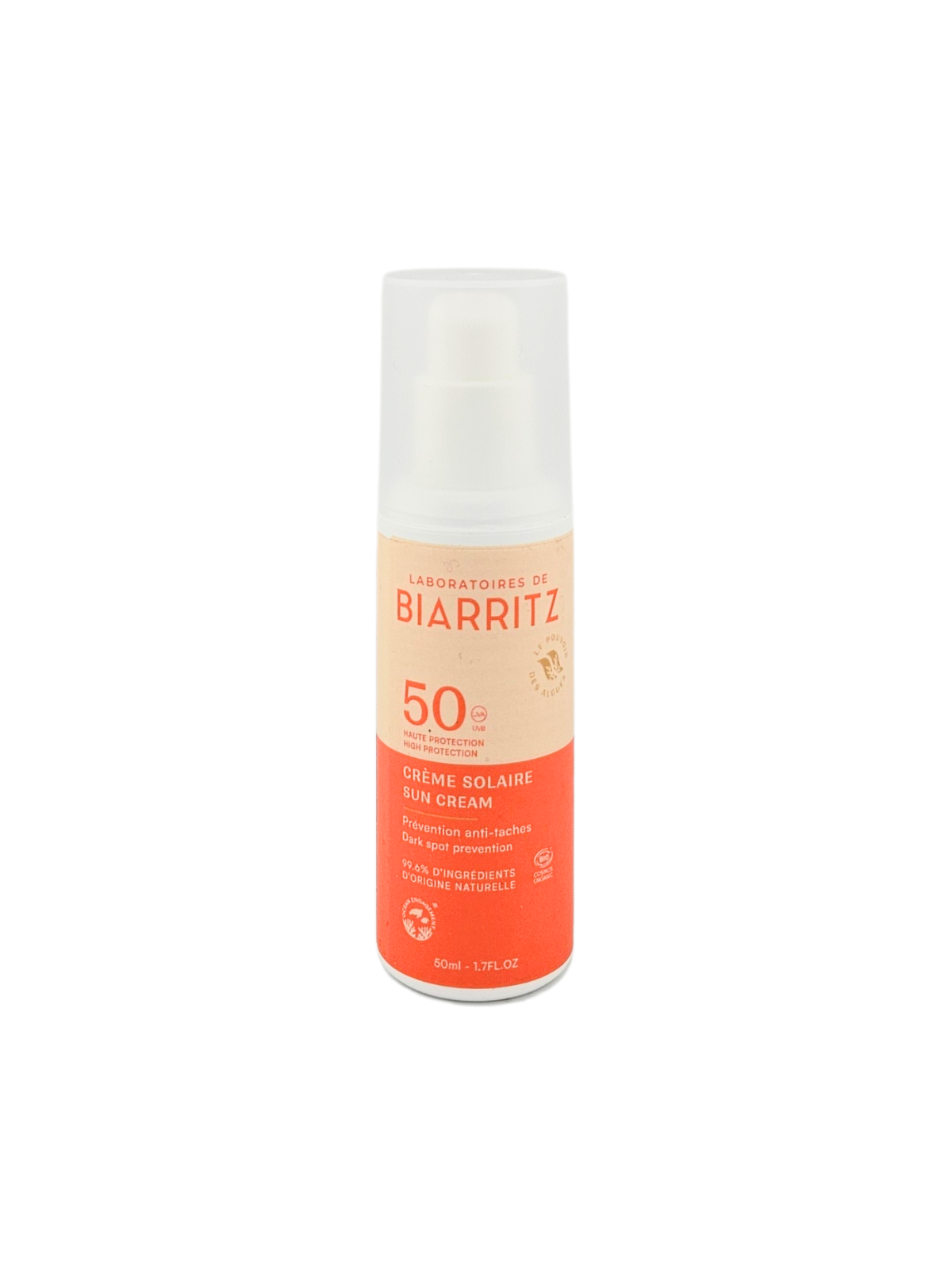 BIARRITZ Crème Solaire SPF 50 50ml