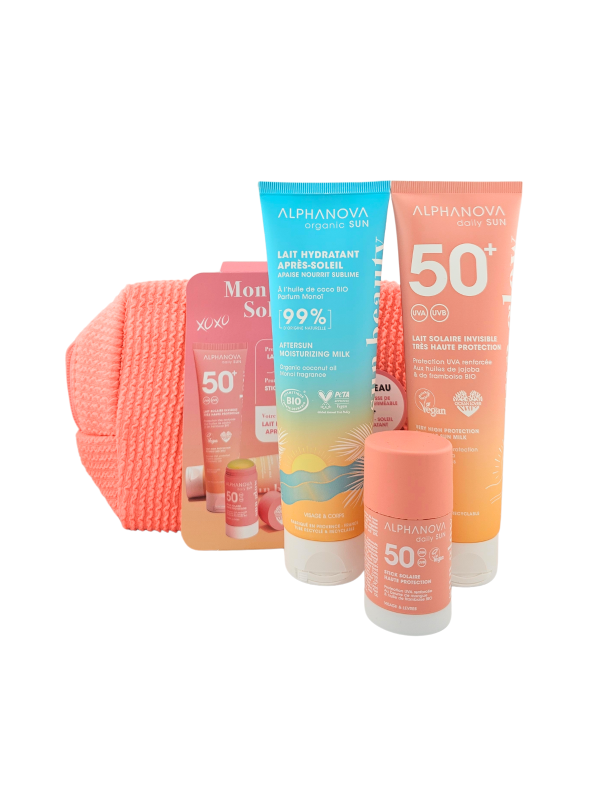 ALPHANOVA Trousse Lait Solaire Invisible SPF50+