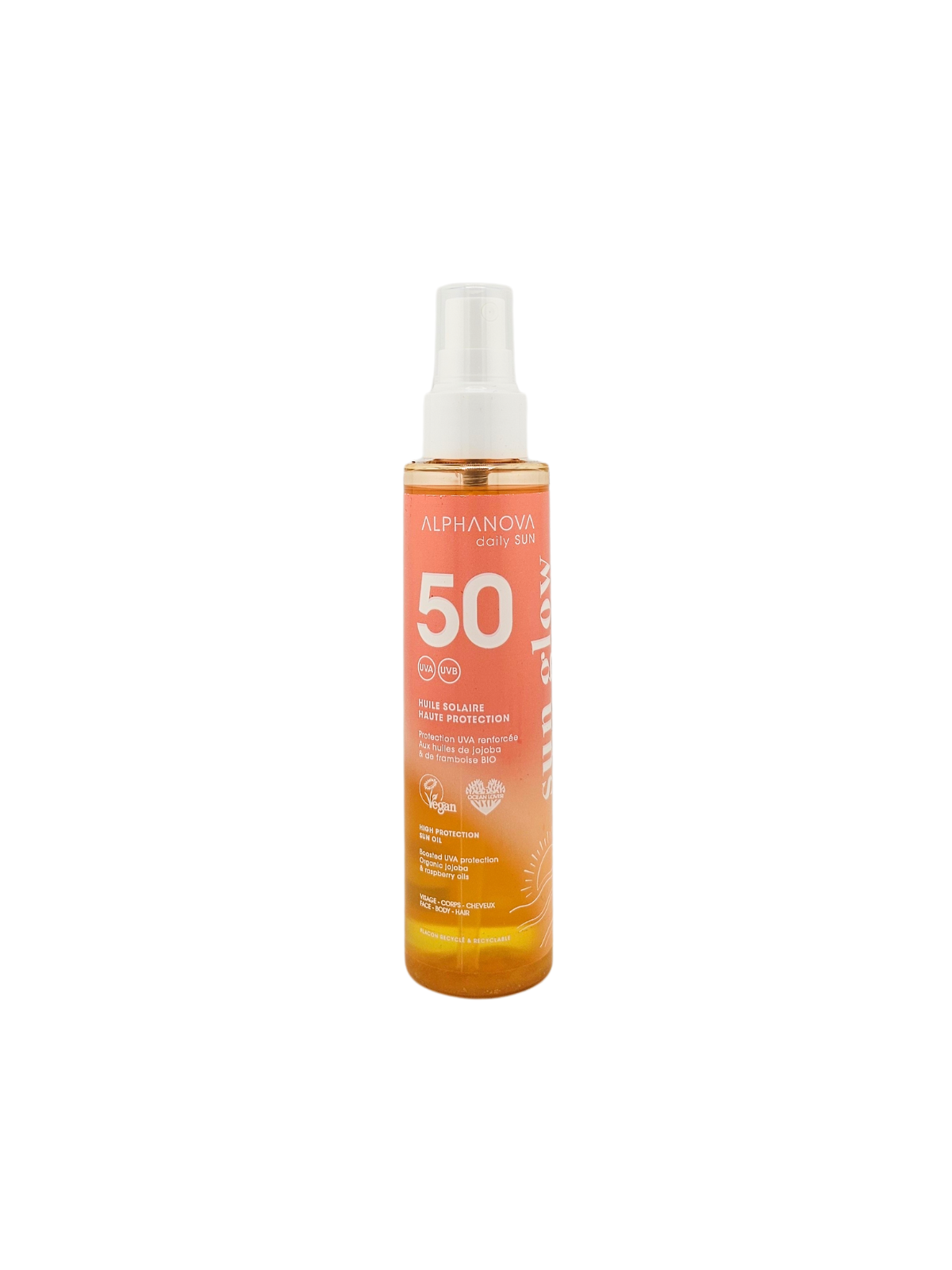 ALPHANOVA Huile Solaire SPF50 125ml