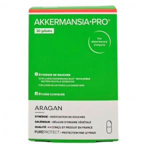 ARAGAN Akkermansia PRO Boite de 20 Gélules