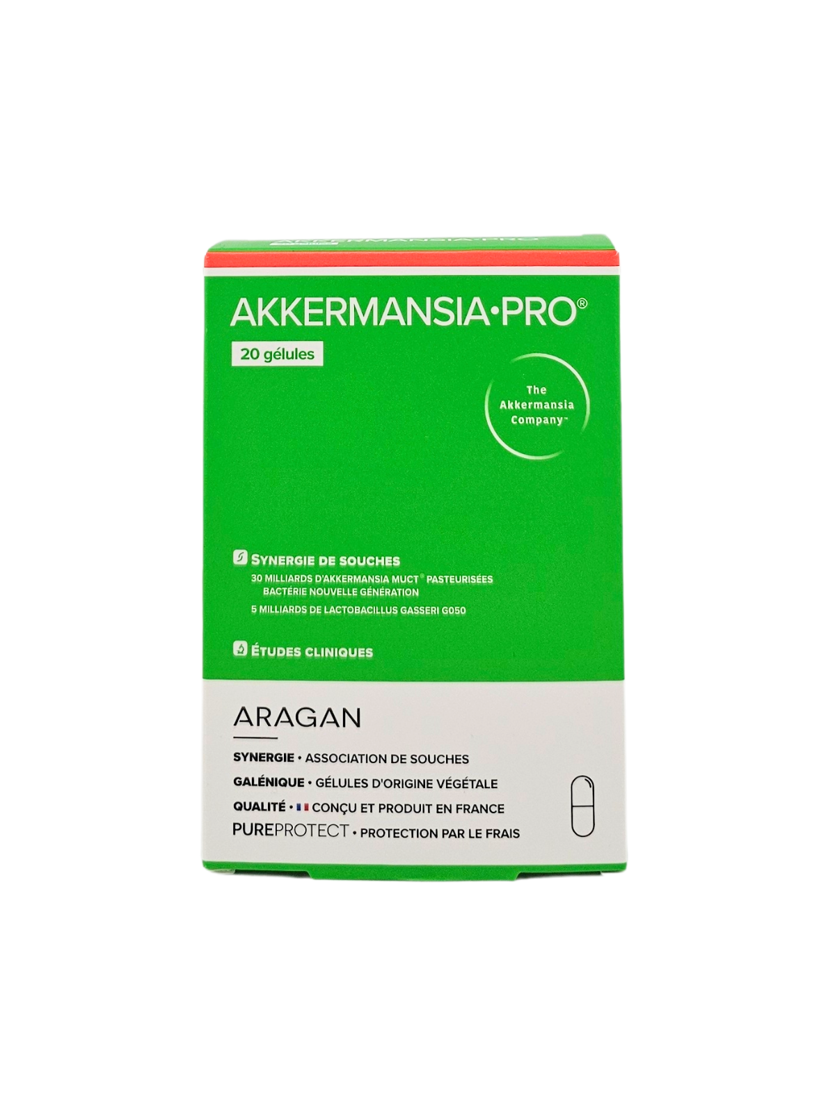 ARAGAN Akkermansia PRO Boite de 20 Gélules