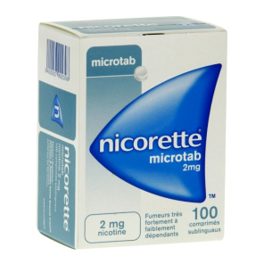 Nicorette microtab 2mg 100 compriméq sublinguaux