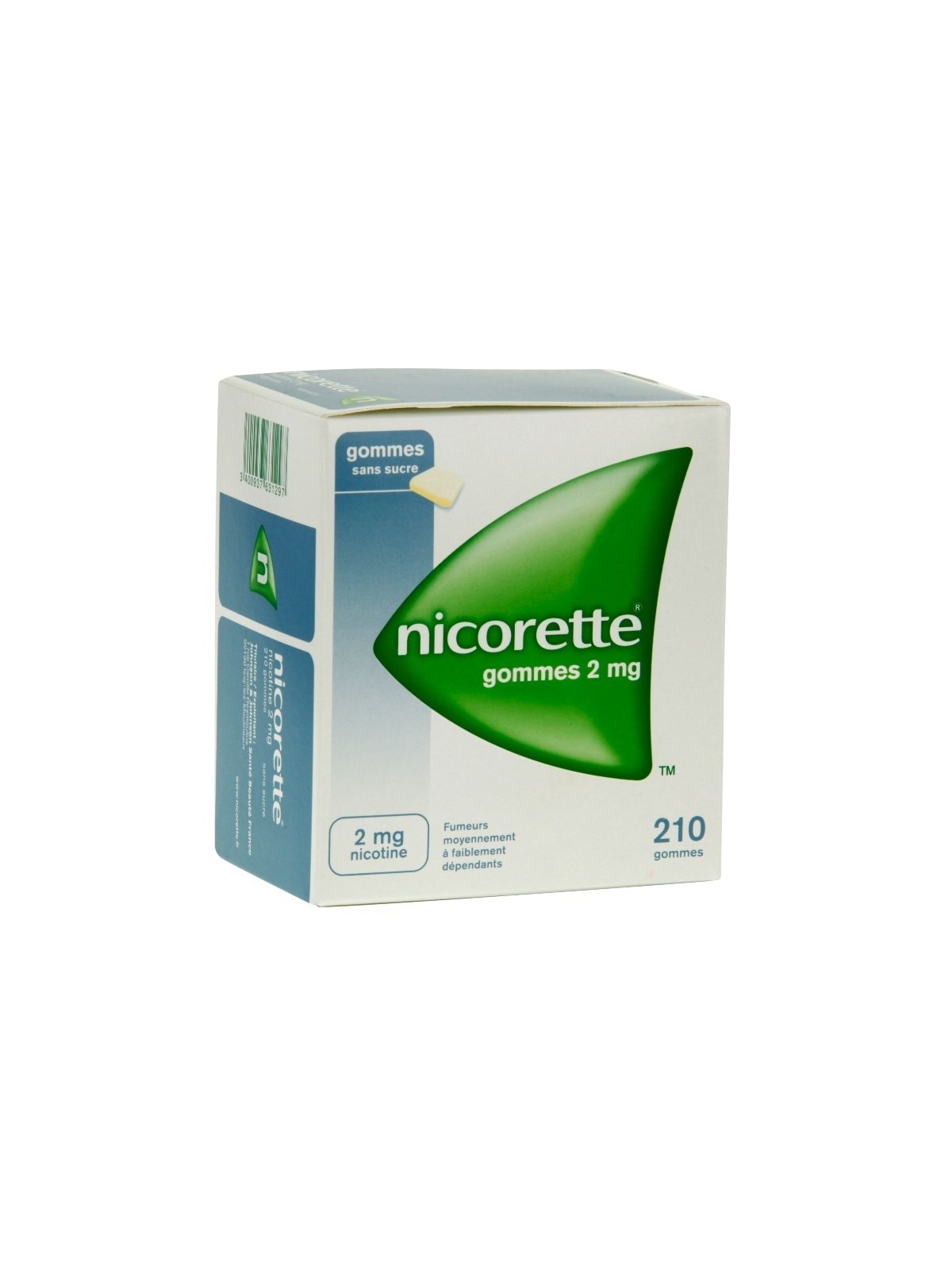 Nicorette 2mg Sans Sucre 210 Gommes à mâcher | Nom de la Pharmacie...