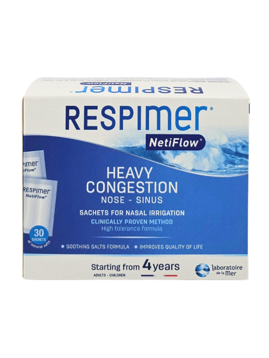 RESPIMER Netiflow Sachets Pour Irrigation Nasale Boite de 16