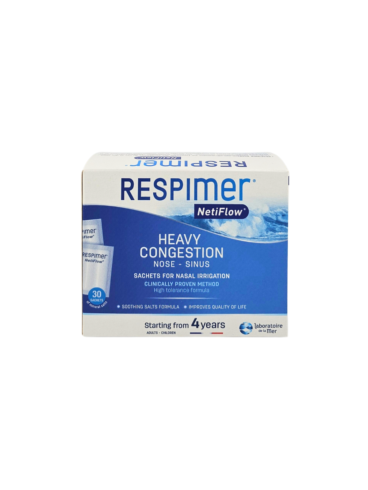 RESPIMER Netiflow Sachets Pour Irrigation Nasale Boite de 16
