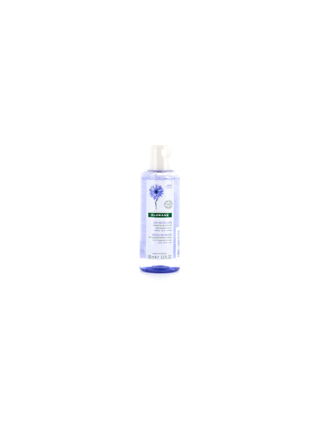 KLORANE Eau Micellaire Démaquillante Bleuet Bio 100ml
