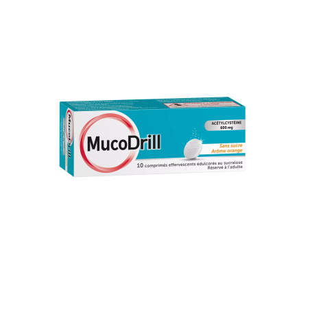 MUCODRILL 600MG CPR EFF BTE 10