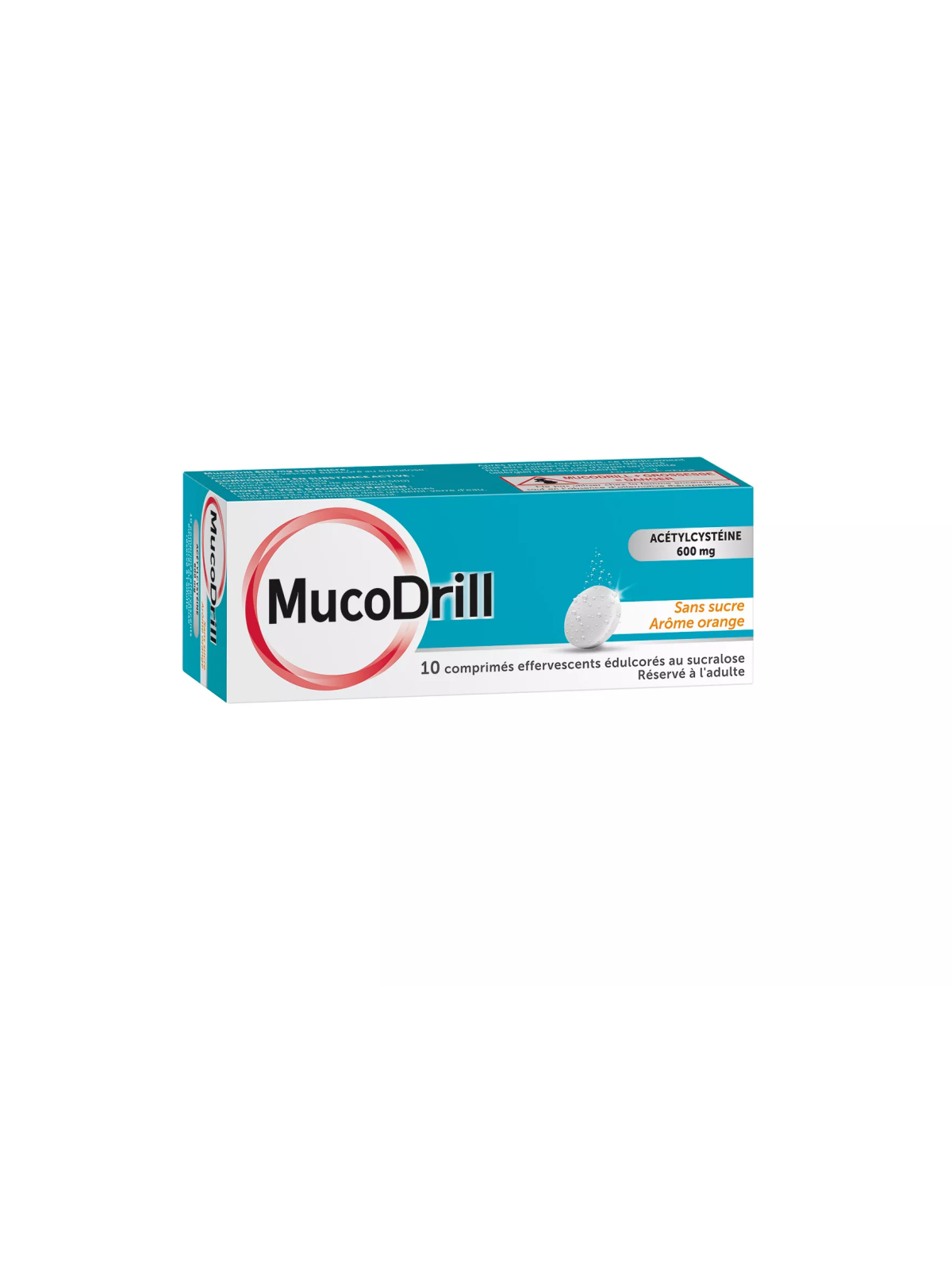 MUCODRILL 600MG CPR EFF BTE 10