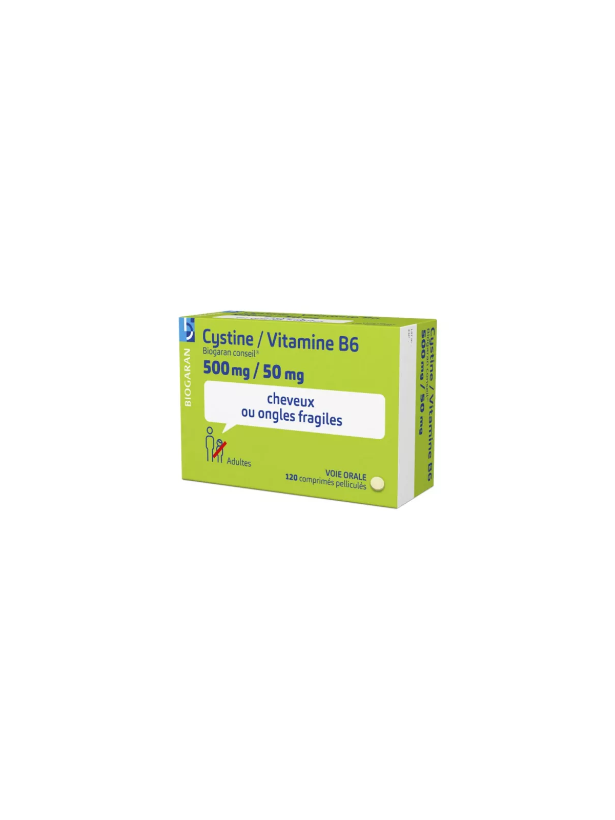 CYSTINE B6 BGC 500/50MG CPR BTE 120