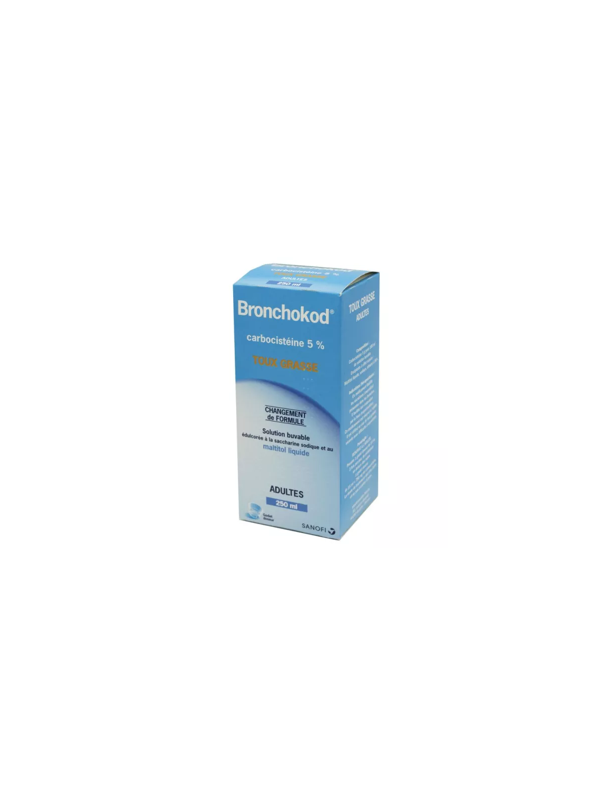 BRONCHOKOD GE SIROP AD 5 SS SUCRE 250ML
