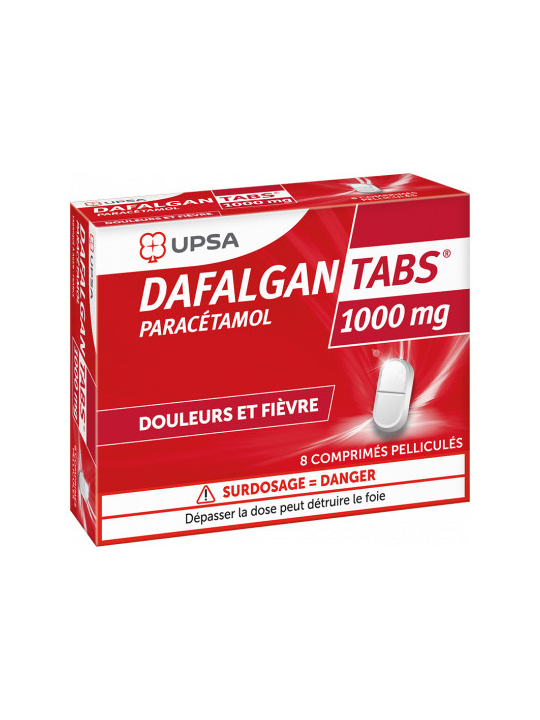DAFALGANTABS 1 000MG CPR BTE 8