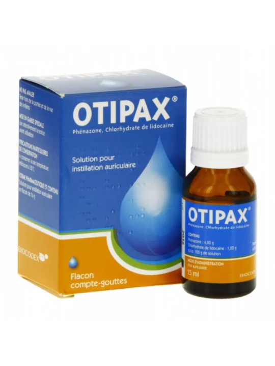 OTIPAX SOL AURIC GOUTTES 15ML