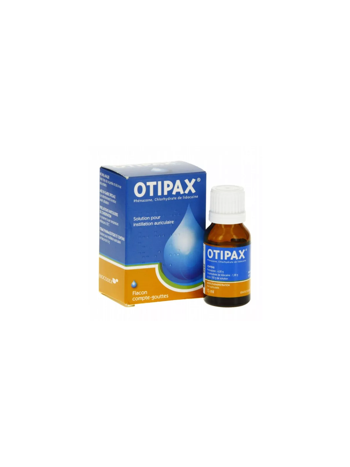OTIPAX SOL AURIC GOUTTES 15ML