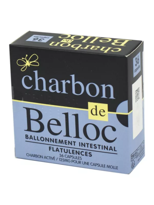 BELLOC CHARBON CAPS CARTON BTE 36