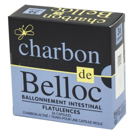 BELLOC CHARBON CAPS CARTON BTE 36