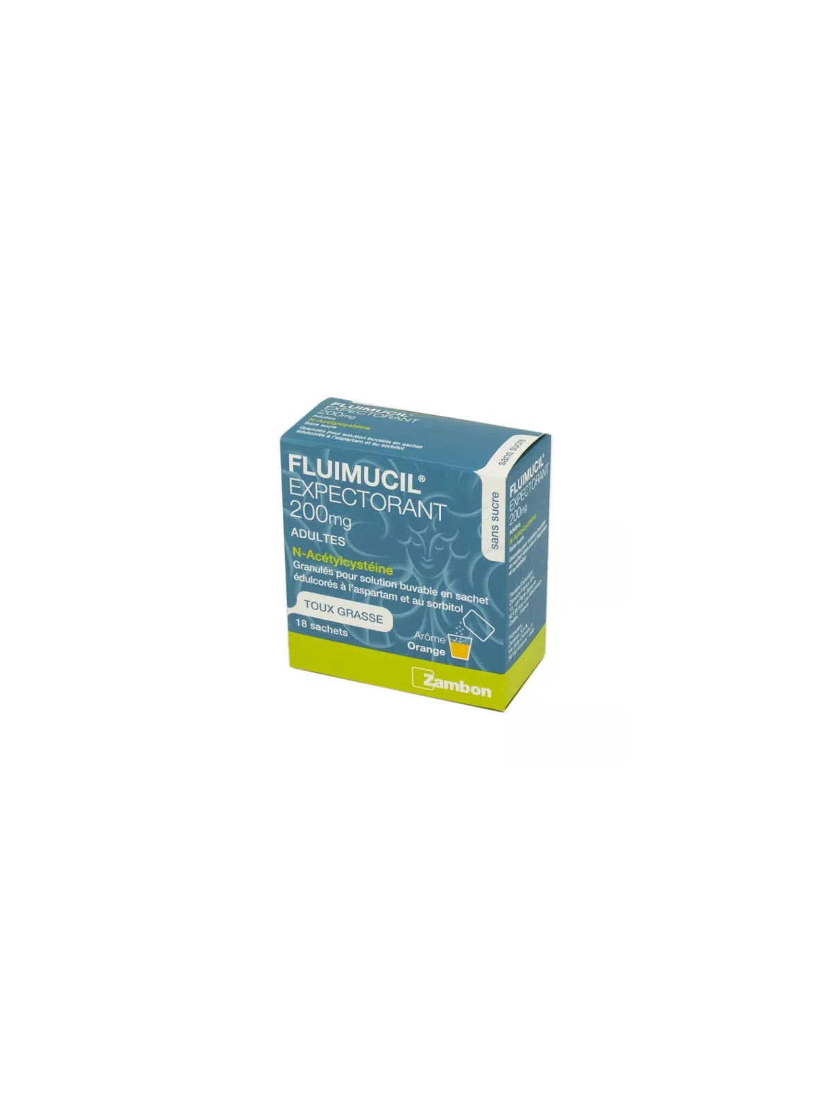 FLUIMUCIL 200MG SACHET AD/ENF BTE 18