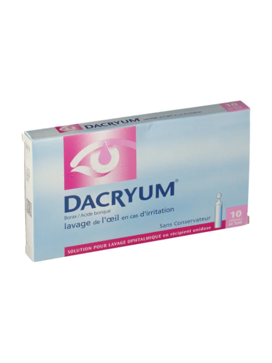 DACRYUM SOL LAVAGE DOSES BTE 10