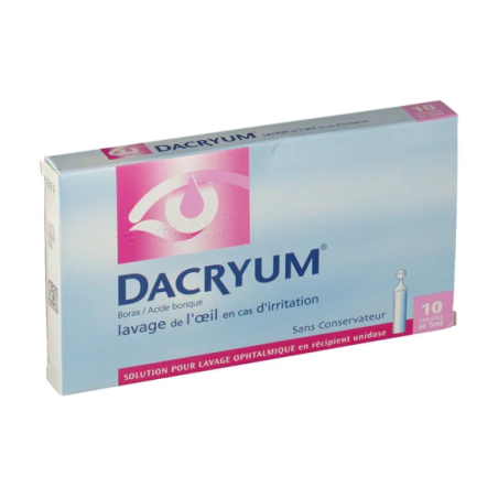 DACRYUM SOL LAVAGE DOSES BTE 10