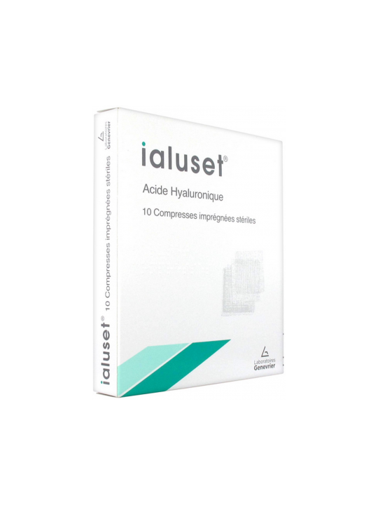 IALUSET VERT COMPRESSES IMPREG BTE 10