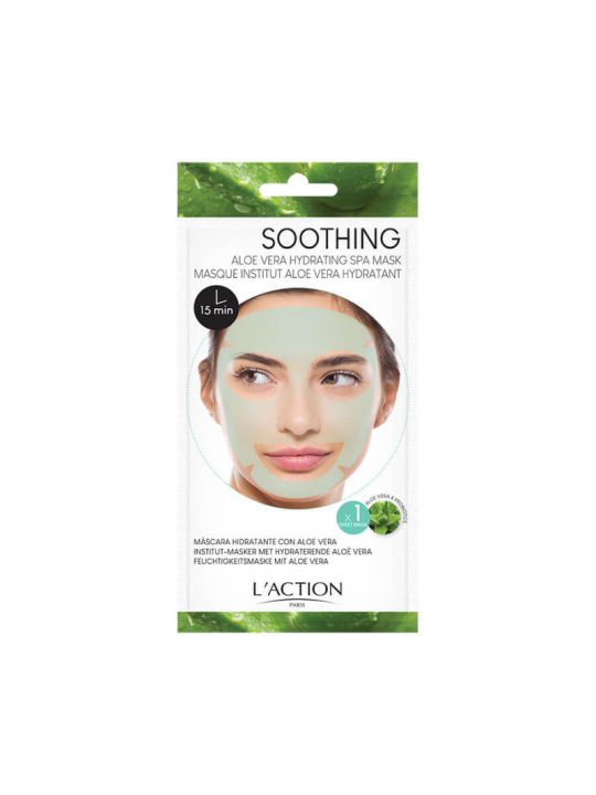 L'ACTION Masque Apaisant Hydratant Aloe Vera 16G