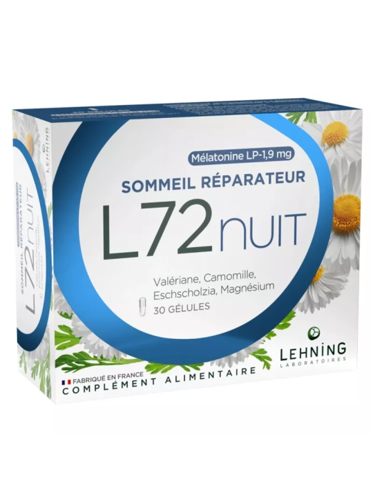L72 Nuit Lehning gélules boite de 30