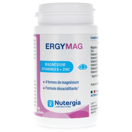 Nutergia ergymag complément alimentaire pots 90 gélules