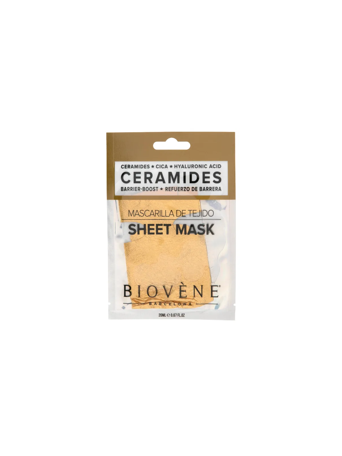 NOVEX MASQE VISAGE CERAMIDES COULEUR OR