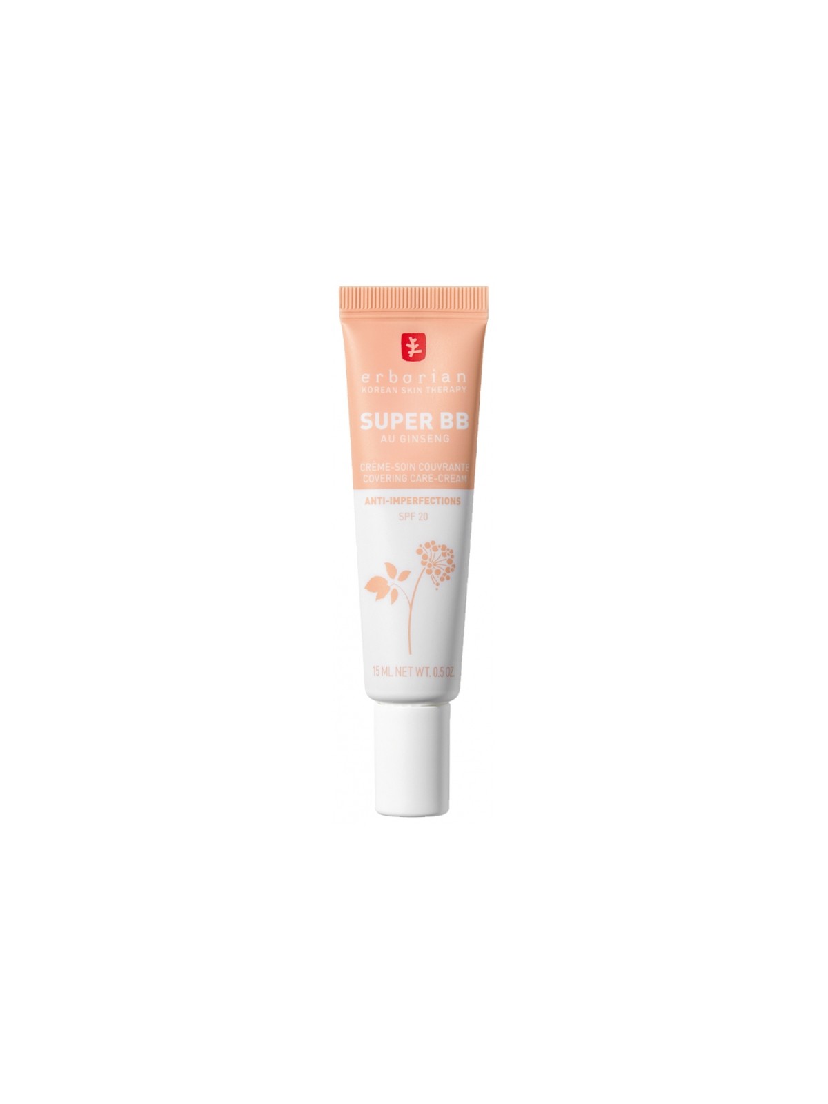 ERBORIAN Super BB au Ginseng 15 ml  Teinte : Clair