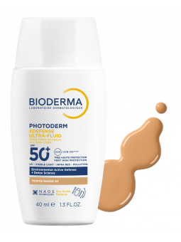 BIODERMA Photoderm Xdefence Ultra-Fluid SPF 50+ 40ML Teinte : 03
