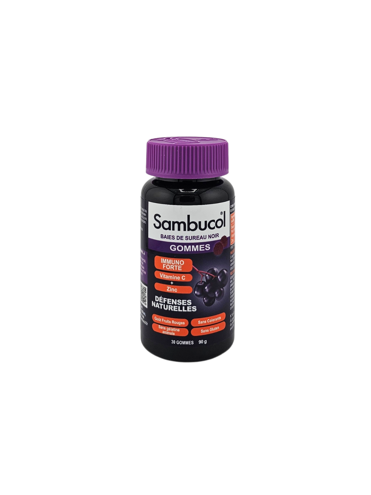 SAMBUCOL Gommes Immuno Forte Défenses Naturelles Boite de 30