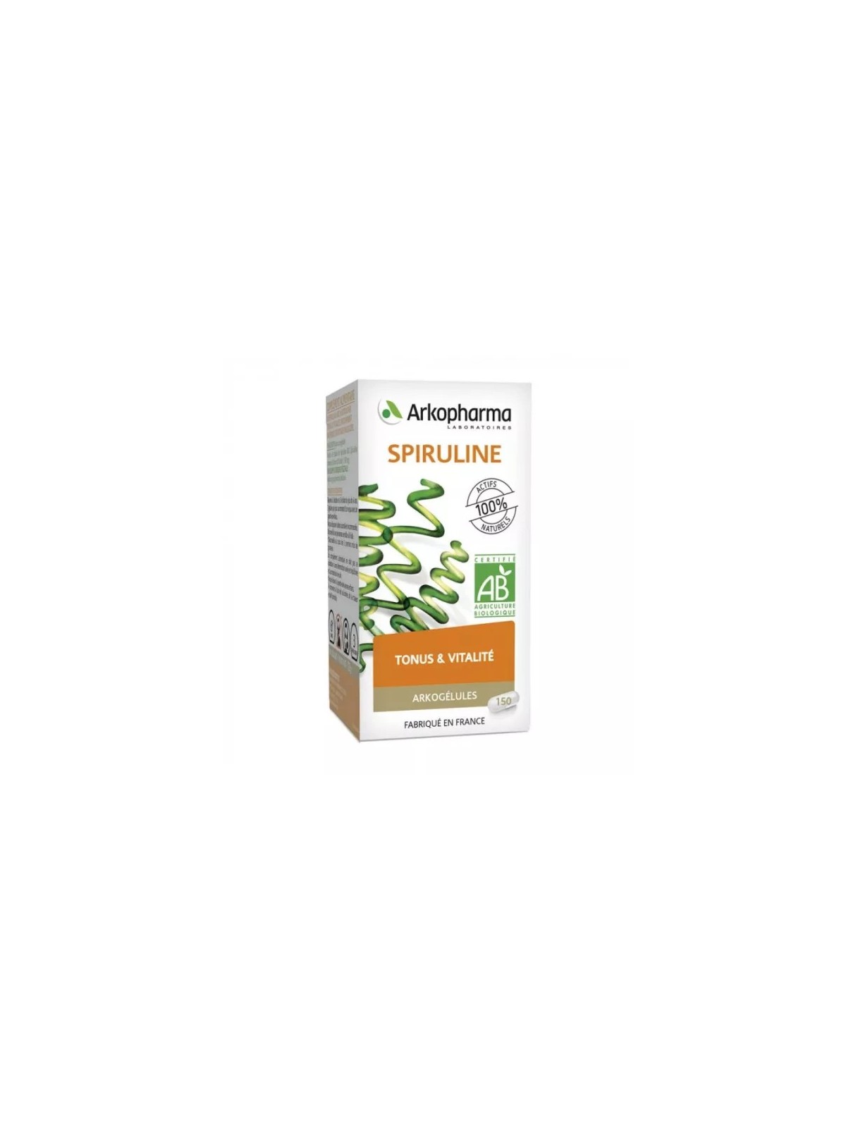 Arkogélules® spiruline bio complément alimentaire 150 gélules