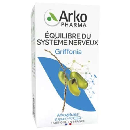 Arkopharma Arkogélules Griffonia complément alimentaire 40 gélules