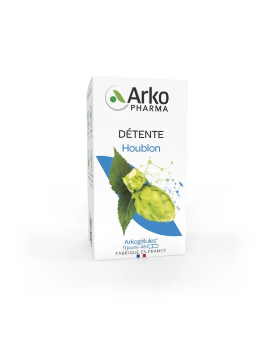 Arkopharma Arkogélules Houblon complément alimentaire flacon 45