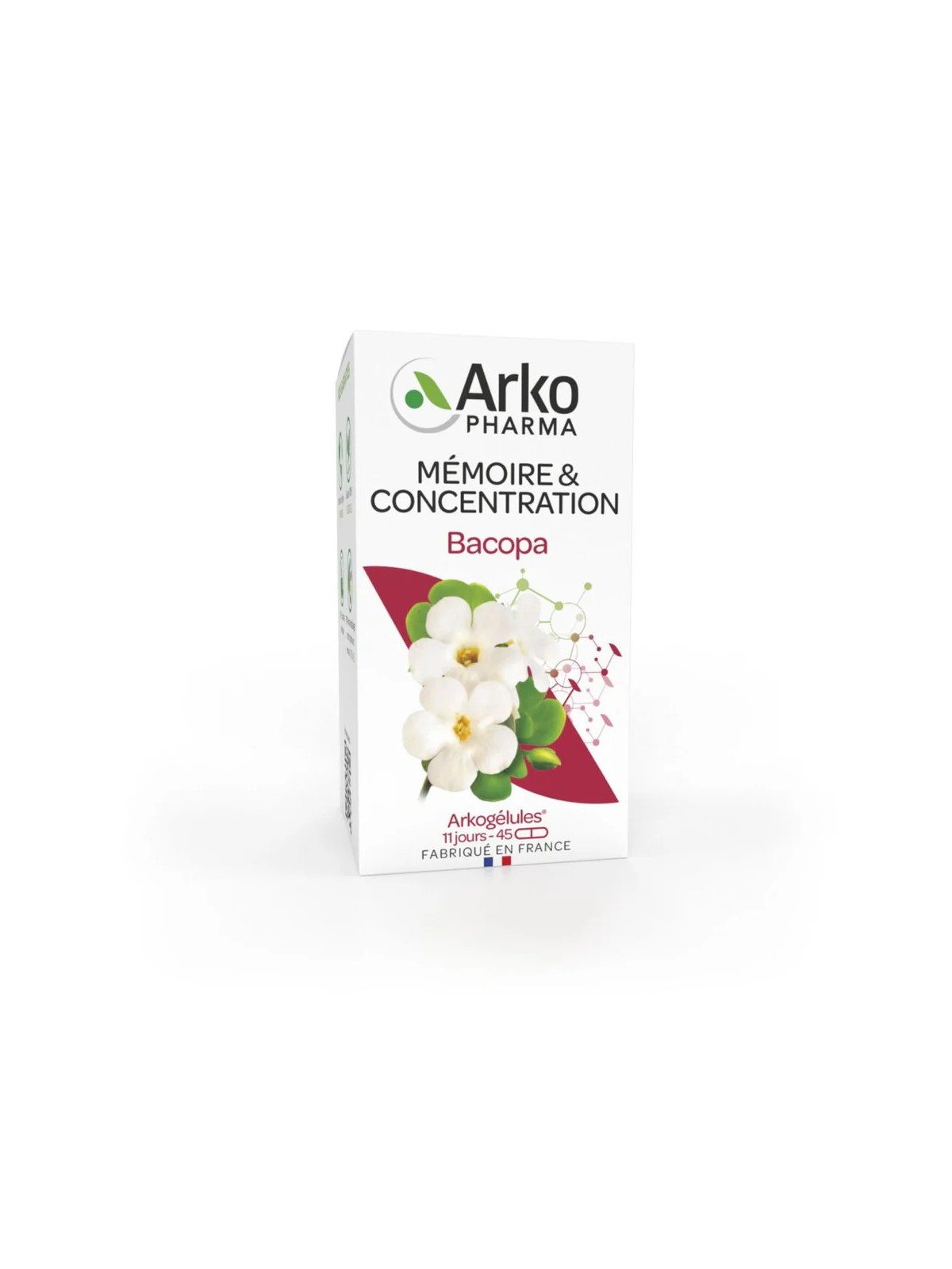 Arkopharma Arkogélules bacopa 45 gélules | Nom de la Pharmacie en...