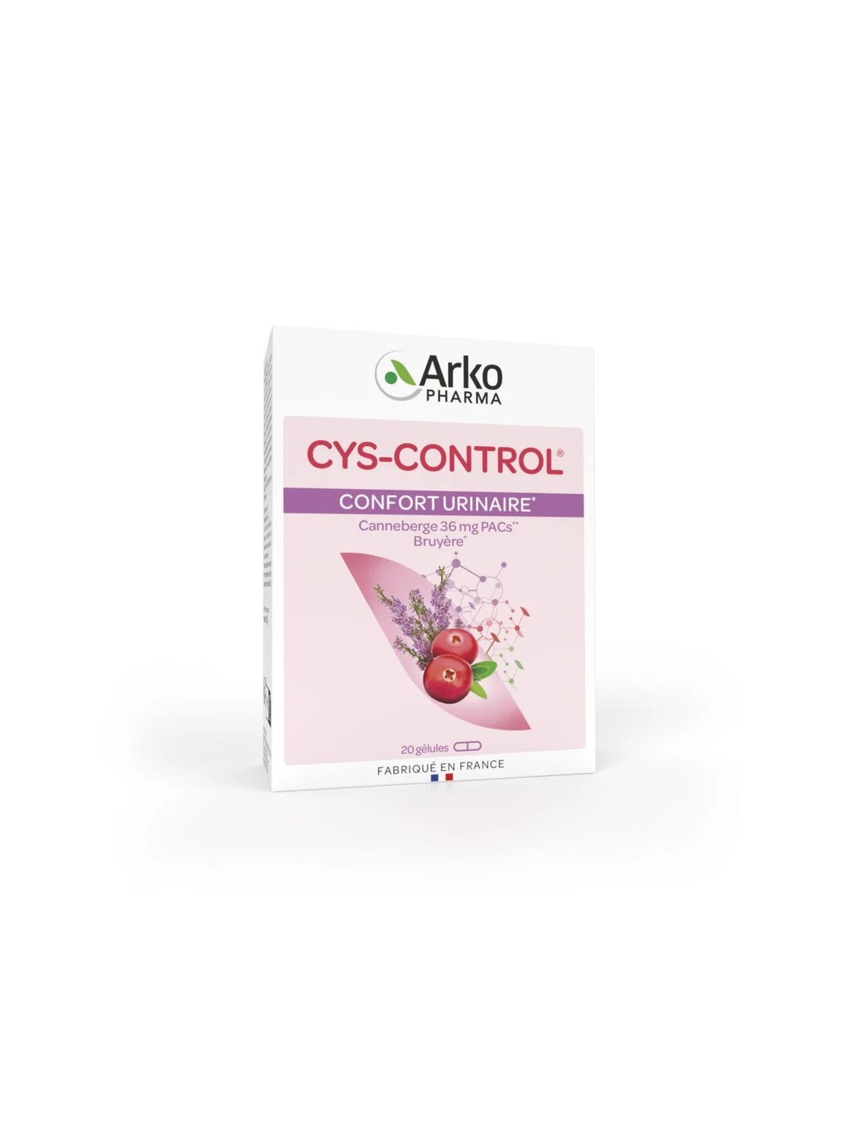 Arkopharma cys-control framboise confort urinaire  20 sachets