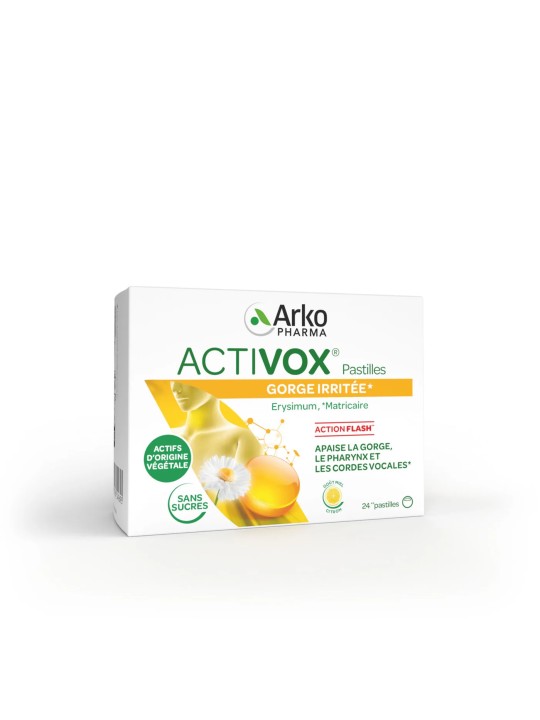 Activox Pastilles Blister 3x8 Miel Citron | Nom de la Pharmacie en...