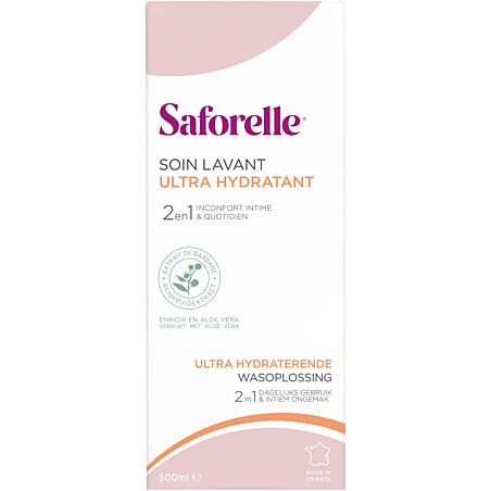 Saforelle soin lavant ultra hydratant 500ml